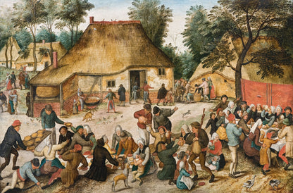 Puzzle en bois de 300 pièces « Le mariage paysan »