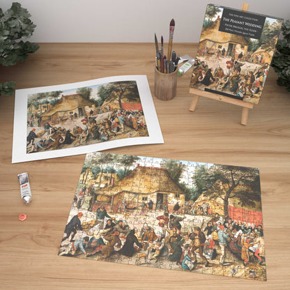 Puzzle en bois de 300 pièces « Le mariage paysan »