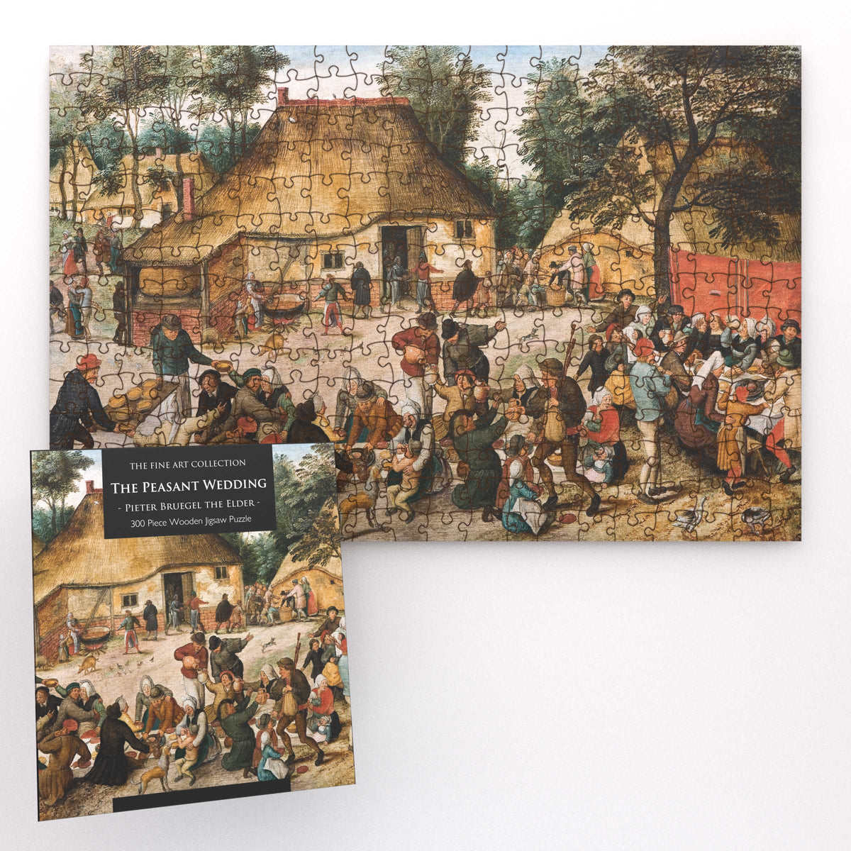 Puzzle en bois de 300 pièces « Le mariage paysan »