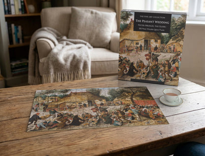 Puzzle en bois de 300 pièces « Le mariage paysan »