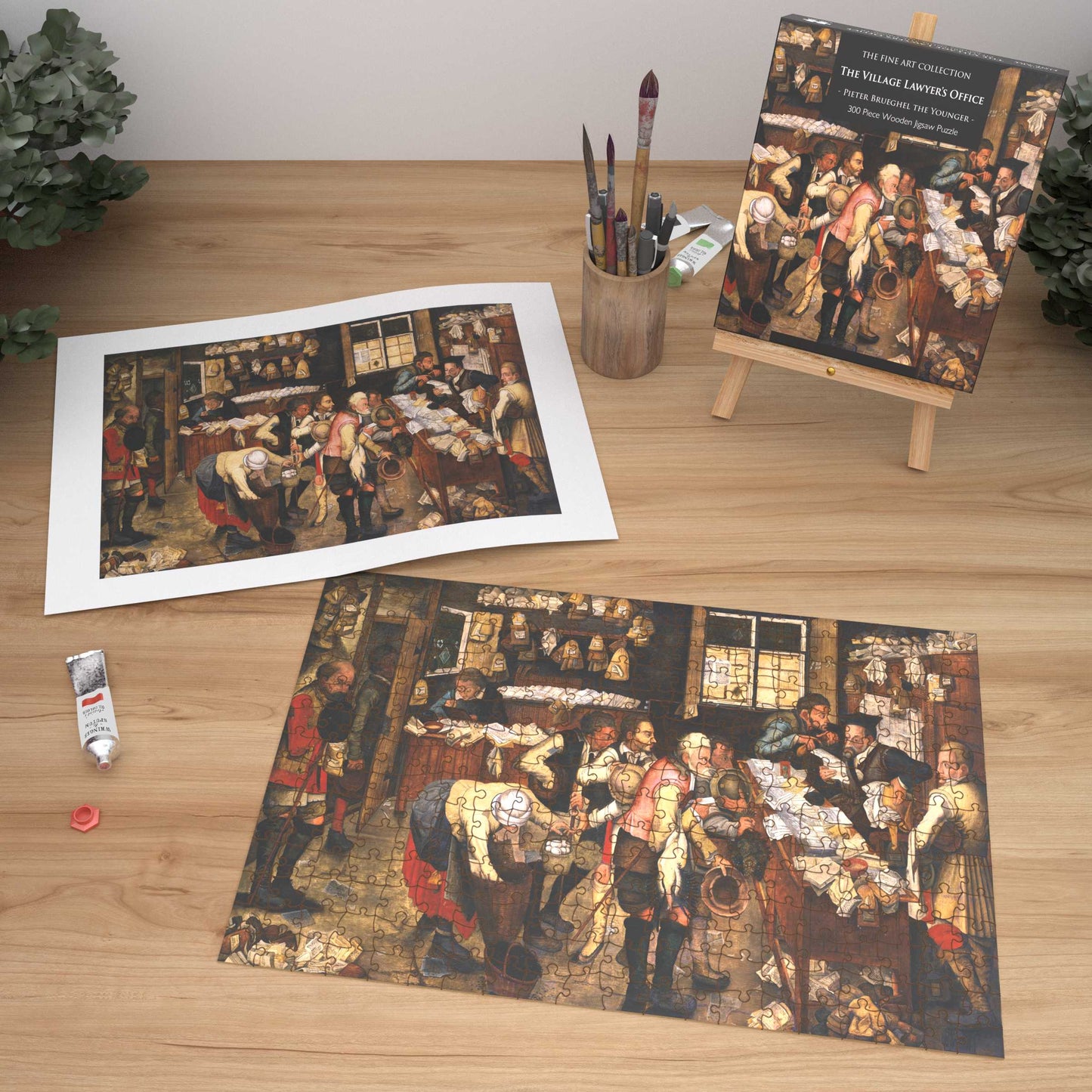 Holzpuzzle „The Village Lawyer's Office“, 300 Teile