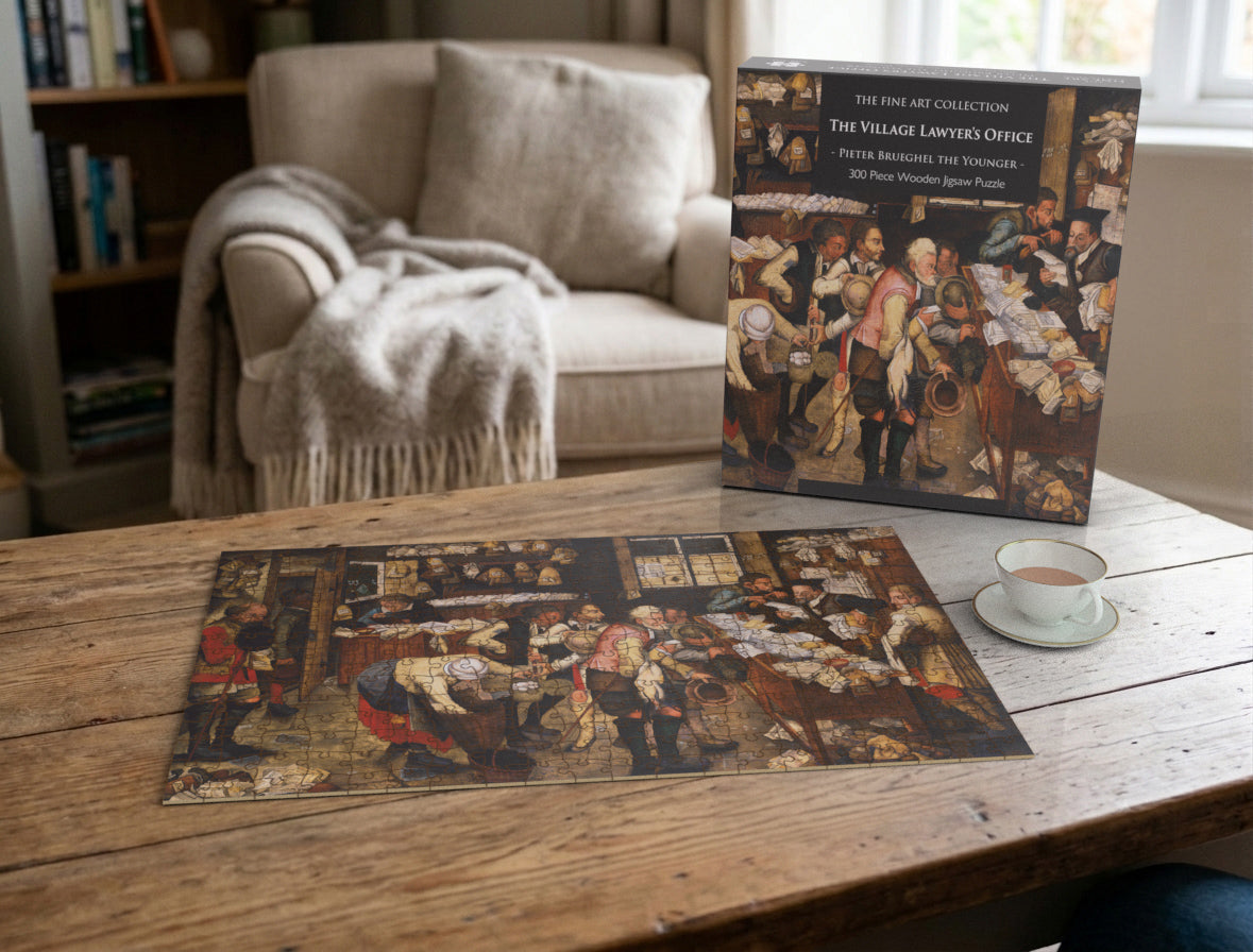 Holzpuzzle „The Village Lawyer's Office“, 300 Teile