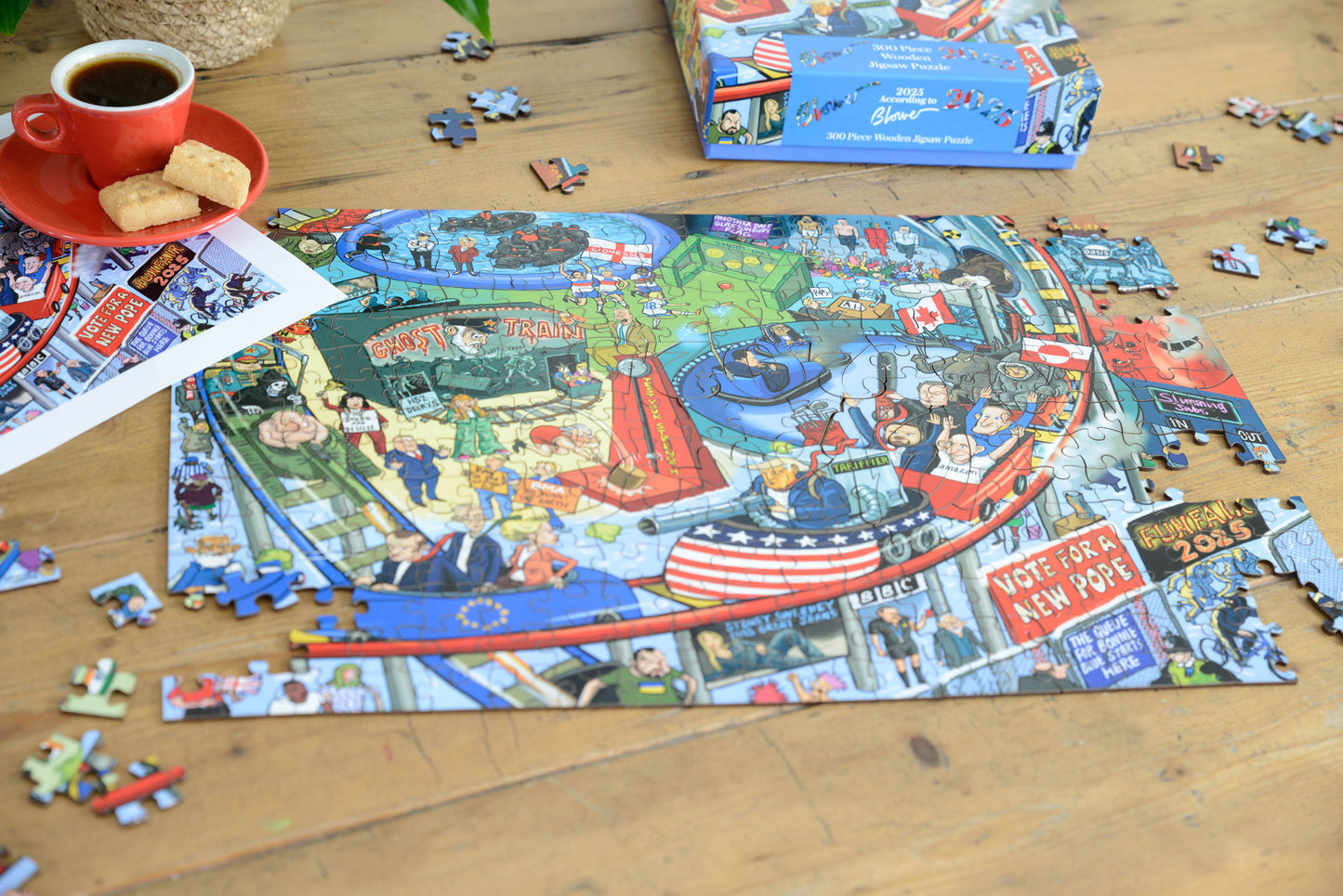 2025 According to Blower 1000 or 300 Piece Jigsaw Puzzle