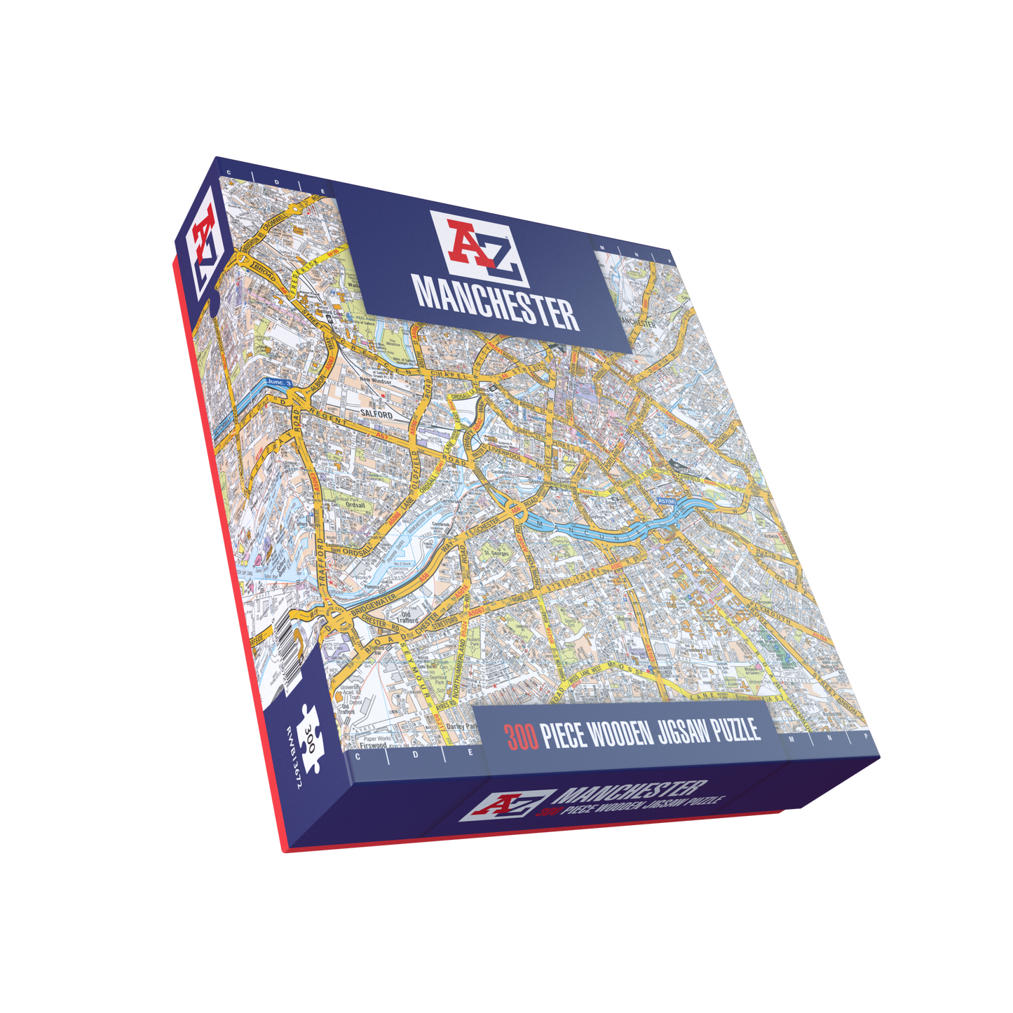 A-Z Map of Manchester 1000 or 300 Piece Jigsaw