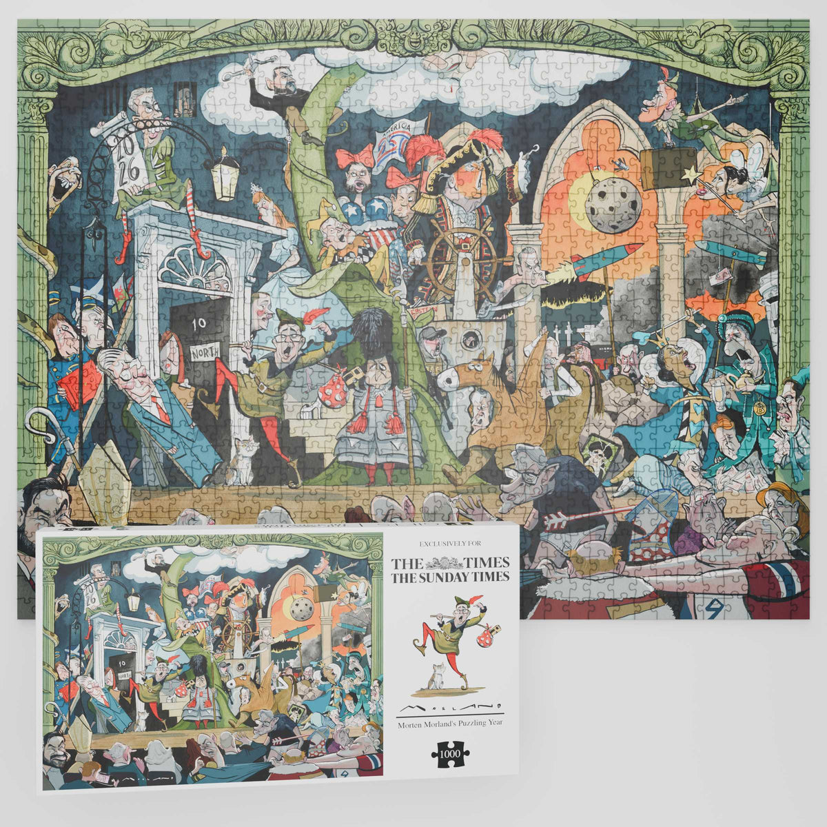 PRE-ORDER The Times 'Morten Morland's Puzzling Year 2026' 1000 Piece Jigsaw Puzzle