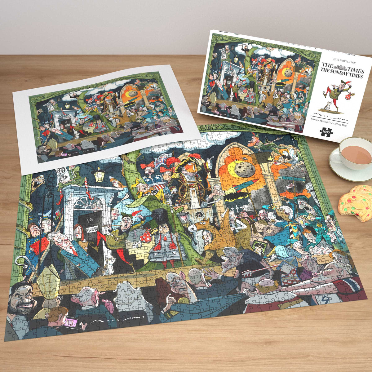 PRE-ORDER The Times 'Morten Morland's Puzzling Year 2026' 1000 Piece Jigsaw Puzzle