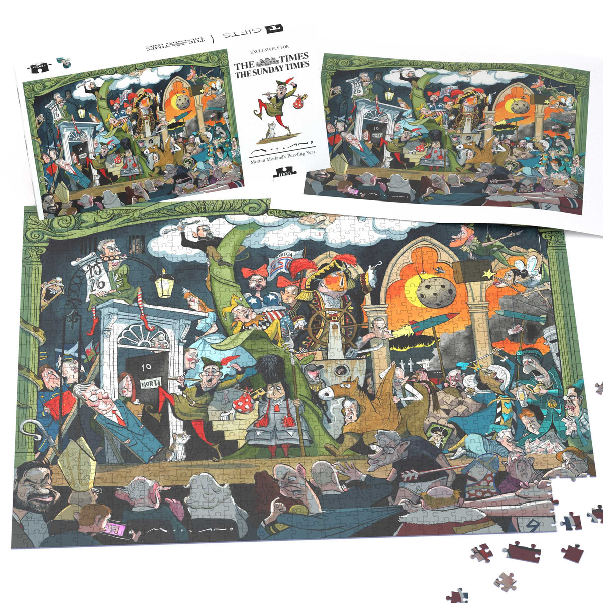PRE-ORDER The Times 'Morten Morland's Puzzling Year 2026' 1000 Piece Jigsaw Puzzle