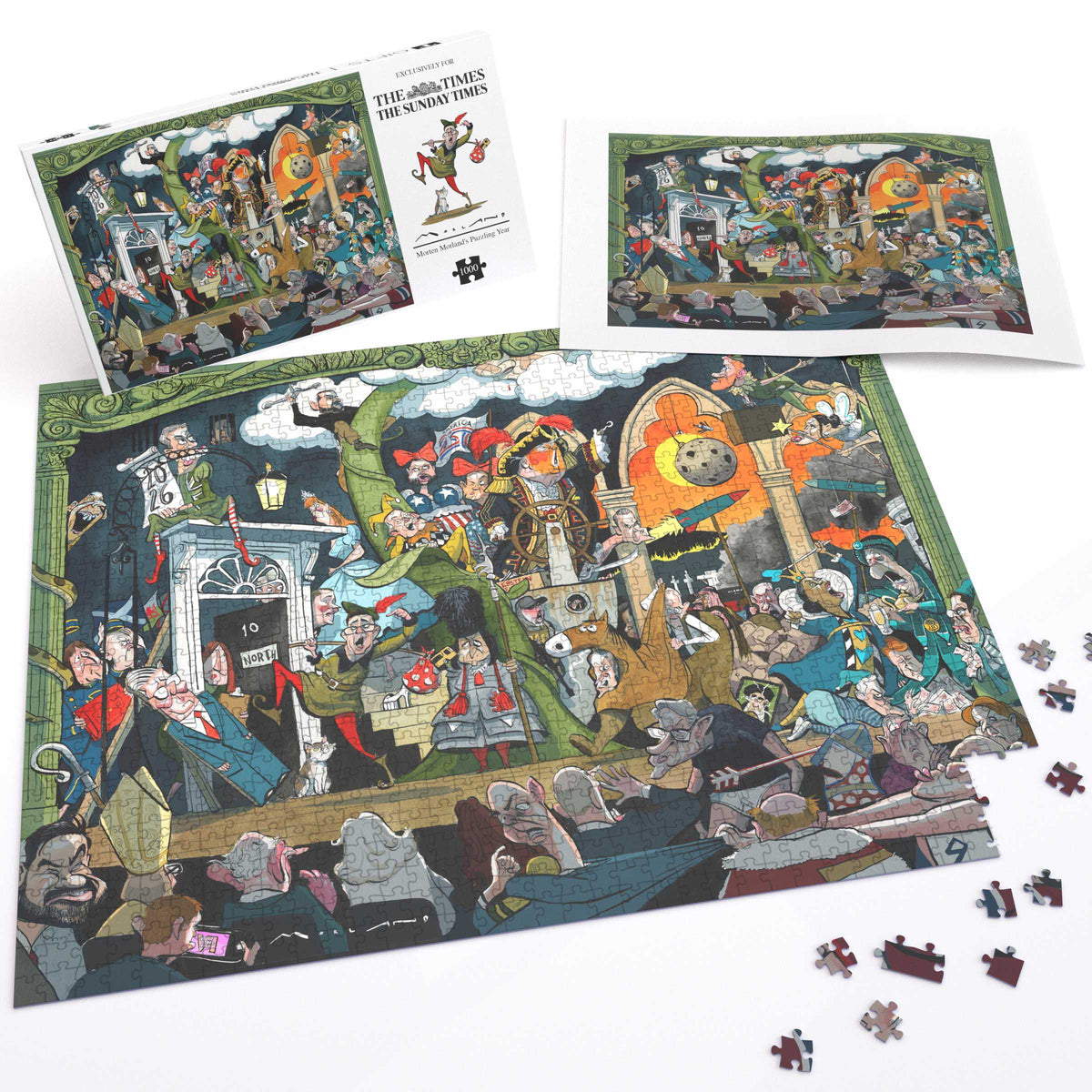 PRE-ORDER The Times 'Morten Morland's Puzzling Year 2026' 1000 Piece Jigsaw Puzzle