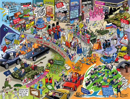 2023 According to Blower 1000 or 300 Piece Jigsaw Puzzle
