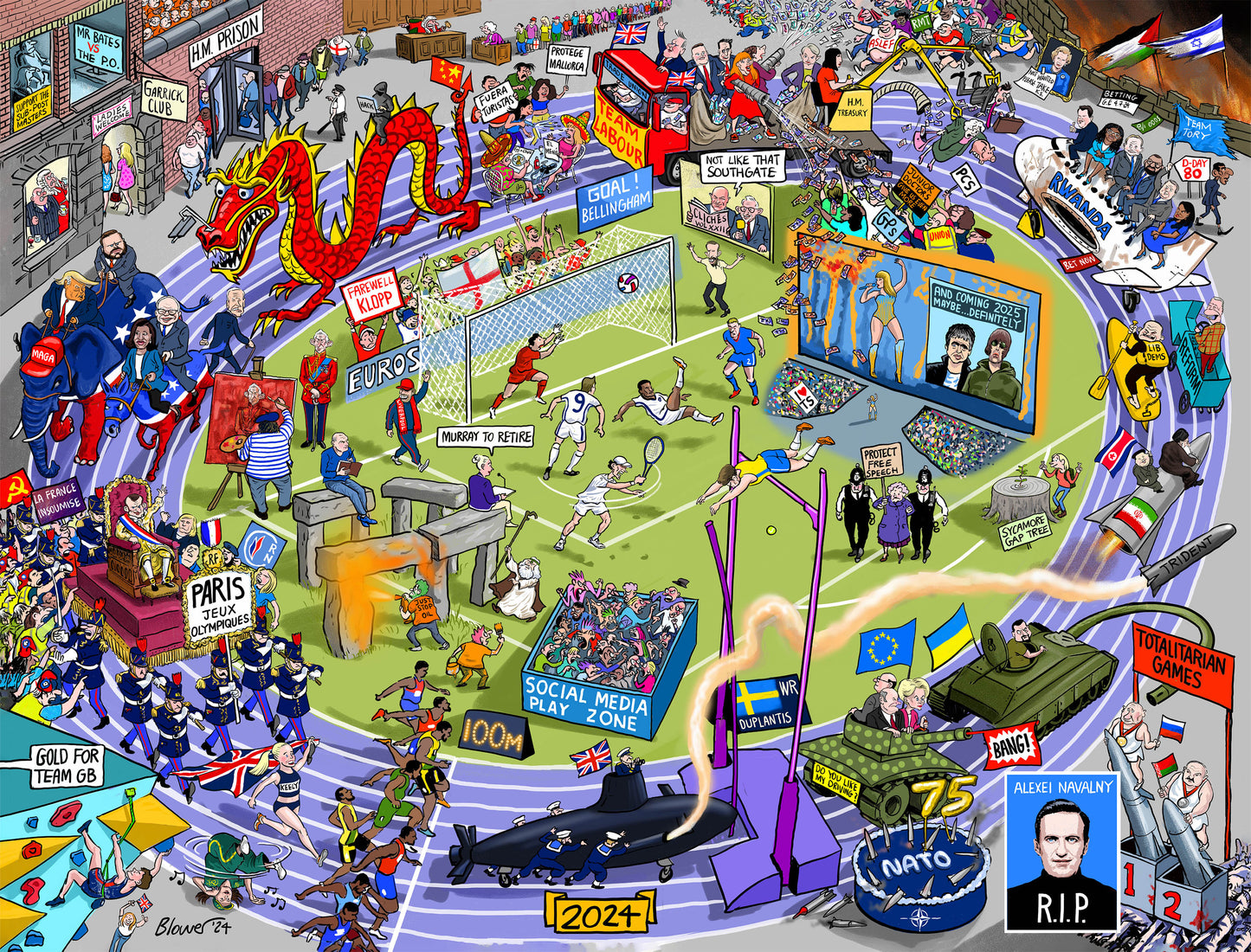 2024 According to Blower 1000 or 300 Piece Jigsaw Puzzle