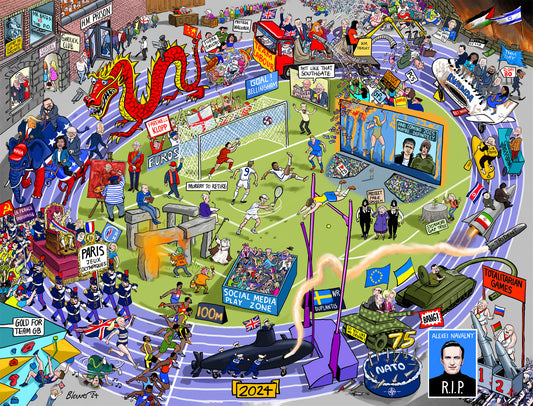 2024 According to Blower 1000 or 300 Piece Jigsaw Puzzle