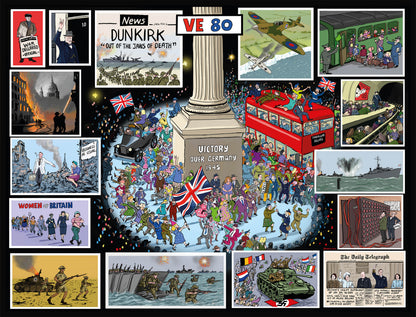 Précommandez le puzzle 1000 pièces du Daily Telegraph 80e anniversaire du jour de la Victoire en Europe selon Blower