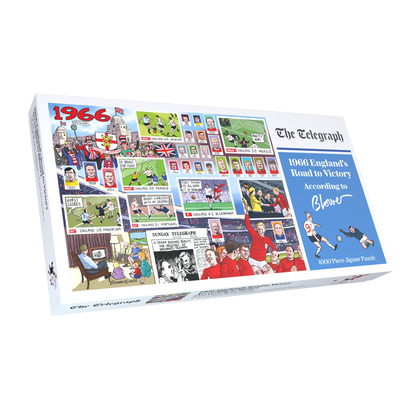 Daily Telegraph 1966 England's Road to Victory - According to Blower 1000 Piece Jigsaw Puzzle