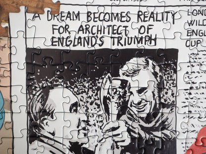 Daily Telegraph 1966 England's Road to Victory - According to Blower 1000 Piece Jigsaw Puzzle
