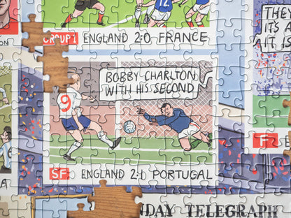 Daily Telegraph 1966 England's Road to Victory - According to Blower 1000 Piece Jigsaw Puzzle