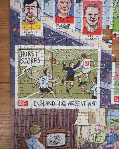Daily Telegraph 1966 England's Road to Victory - According to Blower 1000 Piece Jigsaw Puzzle
