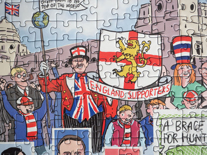 Daily Telegraph 1966 England's Road to Victory - According to Blower 1000 Piece Jigsaw Puzzle