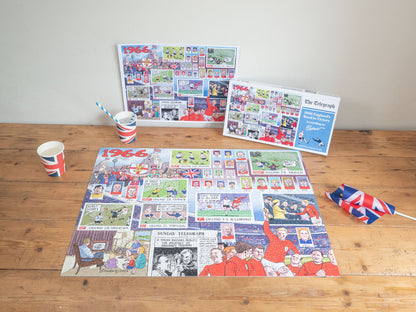 Daily Telegraph 1966 England's Road to Victory - According to Blower 1000 Piece Jigsaw Puzzle