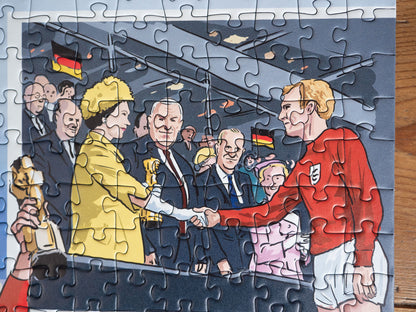 Daily Telegraph 1966 England's Road to Victory - According to Blower 1000 Piece Jigsaw Puzzle