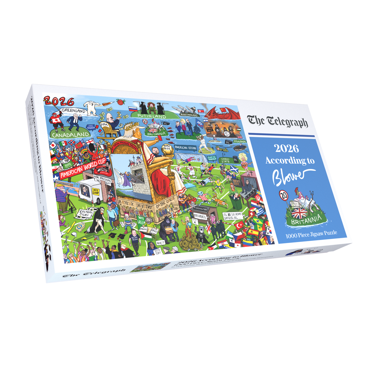 Telegraph 2026 According to Blower 1000 Piece Jigsaw Puzzle