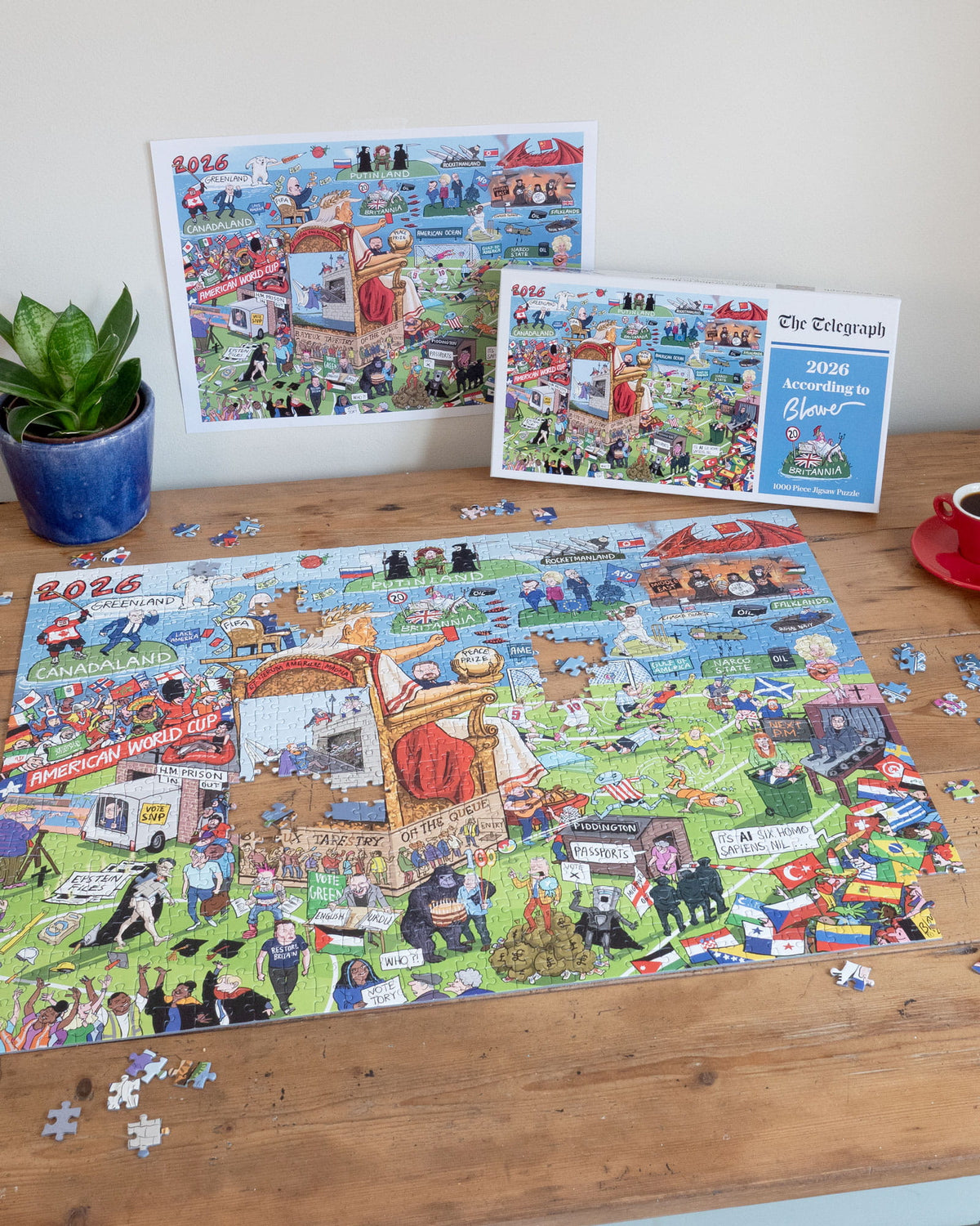 PRE-ORDER Telegraph 2026 According to Blower 1000 Piece Jigsaw Puzzle