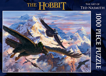 The Hobbit: Bilbo and the Eagles 1000 Piece Jigsaw Puzzle