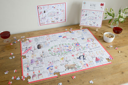 Wein - Tim Bulmer 1000-teiliges Puzzle