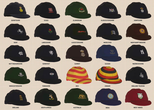 Vintage Cricket Caps 1000 Piece Jigsaw Puzzle