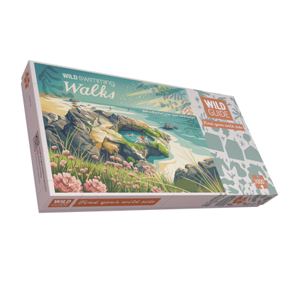 Wild Swimming Blue Pool Corner, Gower and Glamorgan 1000 Piece Jigsaw Puzzle