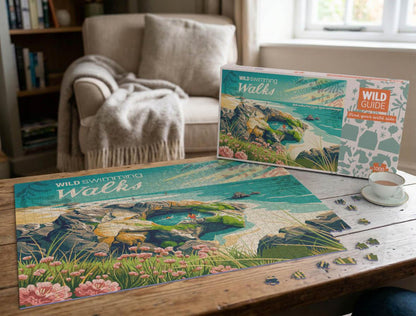 Wild Swimming Blue Pool Corner, Gower and Glamorgan 1000 Piece Jigsaw Puzzle