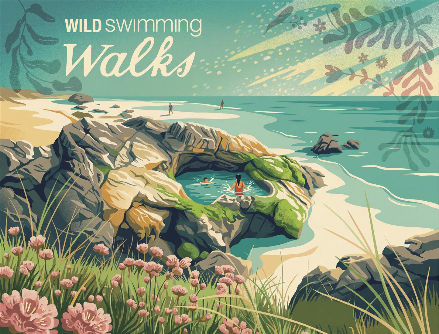 Wild Swimming Blue Pool Corner, Gower and Glamorgan 1000 Piece Jigsaw Puzzle