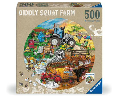 PRE-ORDER Diddly Squat Farm 500 Piece Circular Jigsaw Puzzle