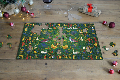 12 jours de Noël - Puzzle en bois de 300 pièces