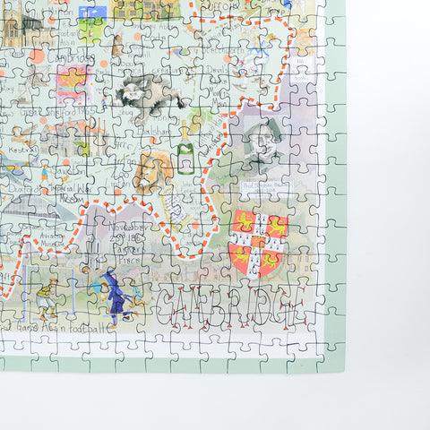 Tim Bulmer's Map of Cambridge 1000 Piece Jigsaw Puzzle – All Jigsaw Puzzles