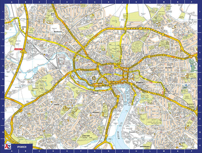 A-Z Map of Ipswich 1000 Piece Jigsaw
