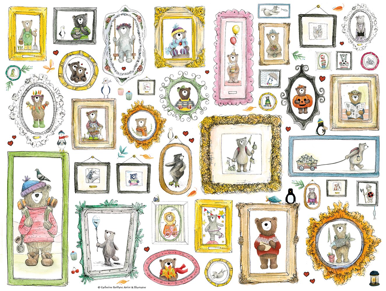 Puzzle Ours avec moi 1000 pièces