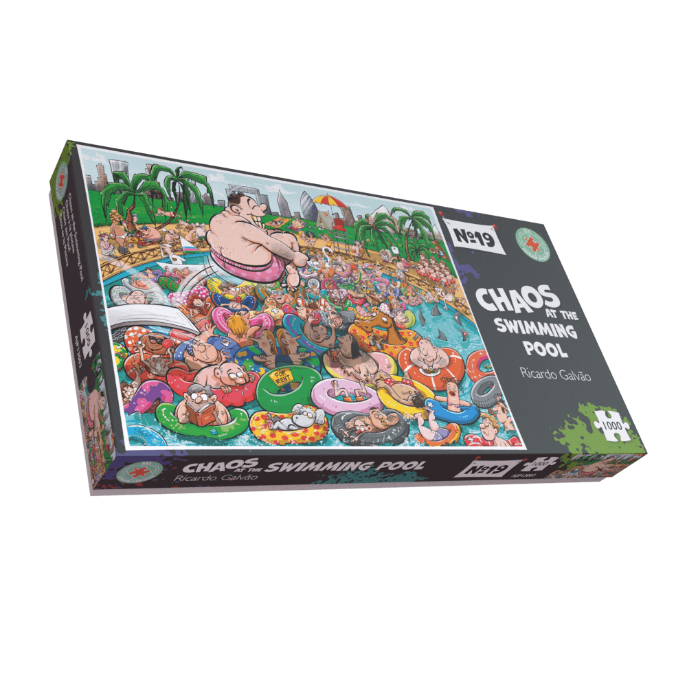 Chaos à la piscine - Puzzle n° 19 1000 pièces
