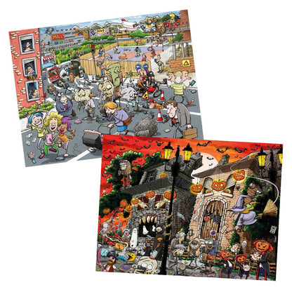 Puzzle Halloween Creepy Chaos 1000 pièces