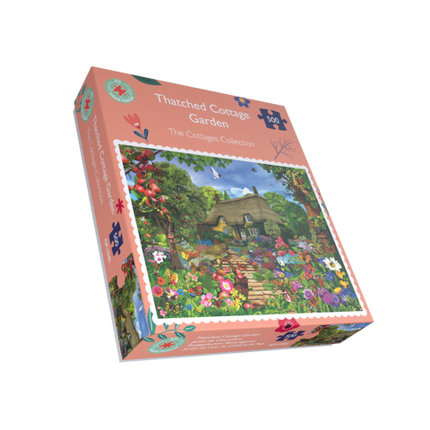 Thatched Cottage Garden 1000 or 500 Piece Jigsaw Puzzles – All Jigsaw ...