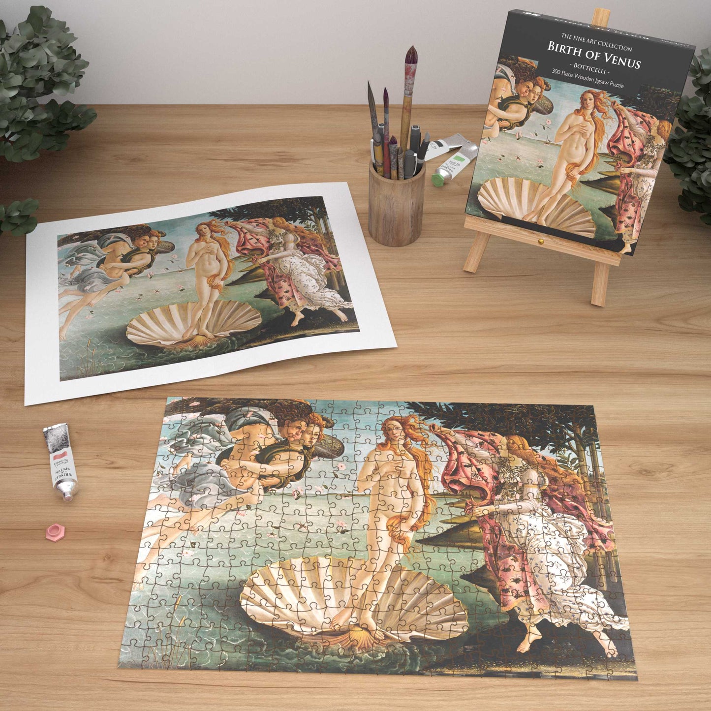 Puzzle en bois de 300 pièces La Naissance de Vénus de Botticelli