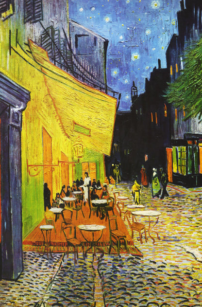 Caféterrasse bei Nacht von Van Gogh, 300-teiliges Holzpuzzle