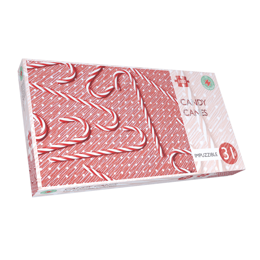 Canne en Bonbon - Impuzzible n° 31 - Puzzle 1000 pièces