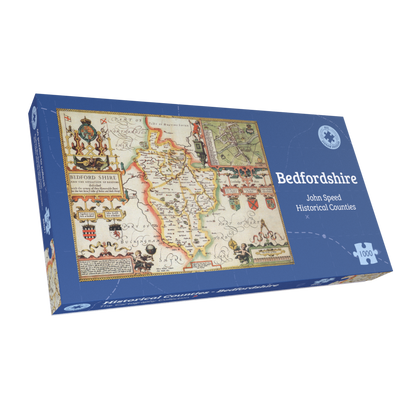 Bedfordshire Historical Map 1000 Piece Jigsaw Puzzle (1610)