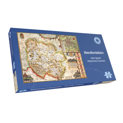 Herefordshire Historical Map 1000 Piece Jigsaw Puzzle (1610)