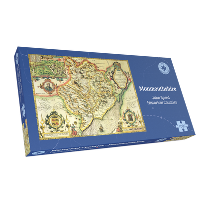 Monmouthshire Historical Map 1000 Piece Jigsaw Puzzle (1610)