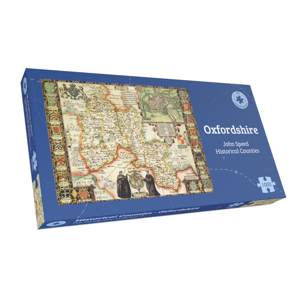 Oxfordshire Historical Map 1000 Piece Jigsaw Puzzle (1610)