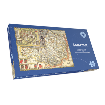 Somerset Historical Map 1000 Piece Jigsaw Puzzle (1610)