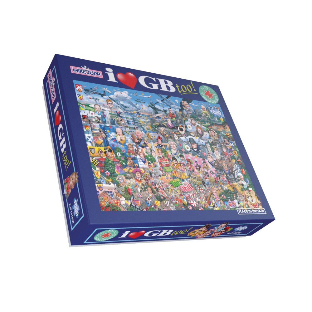 Mike Jupp - Puzzle 1000 Pezzi 'I Love The Weekend' - Caos Divertente E Dettagli Nascosti, 66x50 Cm