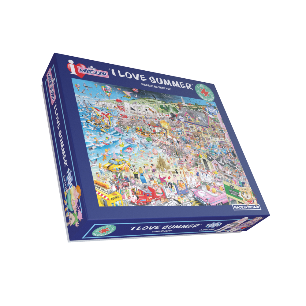 Mike Jupp I Love The Seasons 4 x 1000 Piece Jigsaw Puzzle Bundle