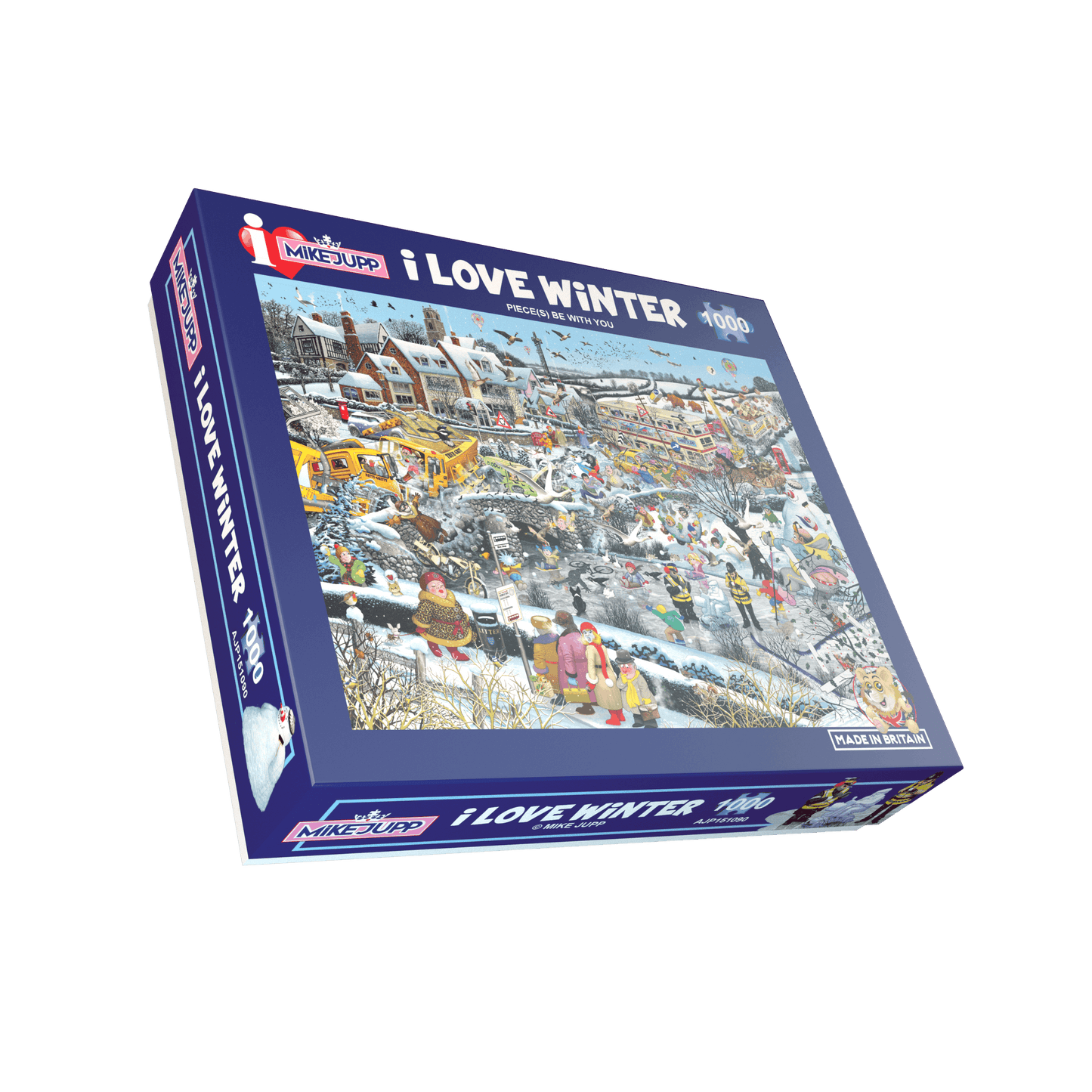 Puzzle 1000 pièces « J'aime l'hiver » de Mike Jupp